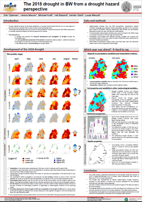 The 2018 drought in BW from a drought hazard perspective